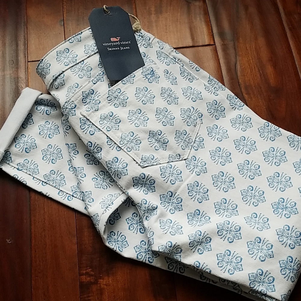 Vineyard vines women's white jeans